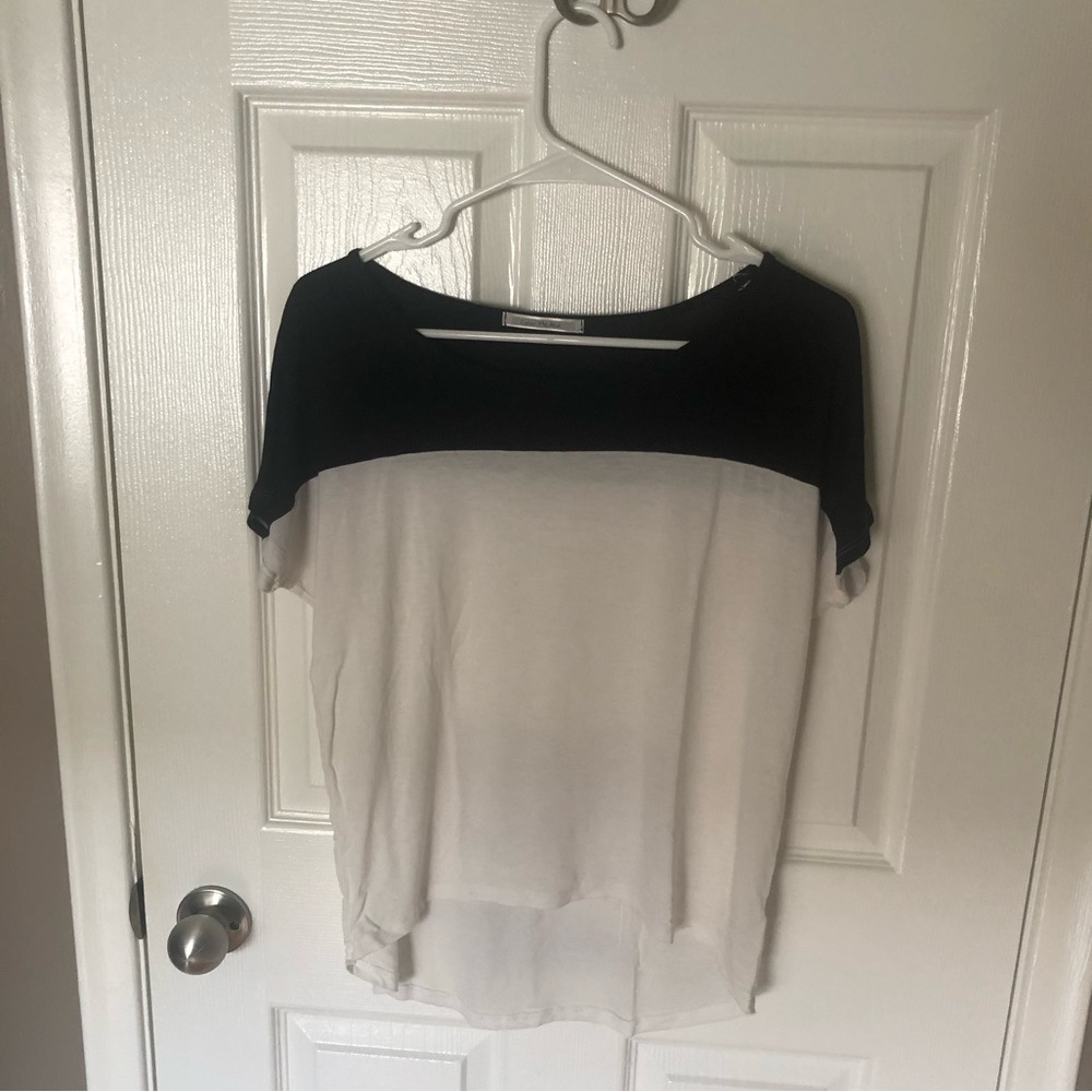 2/$15🌟 Colour Me Red black and White T-Shirt